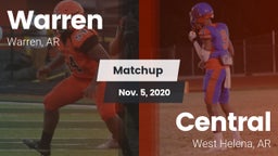 Matchup: Warren  vs. Central  2020