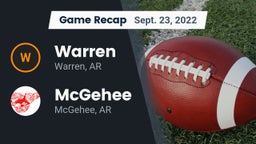 Recap: Warren  vs. McGehee  2022
