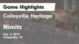 Colleyville Heritage  vs Nimitz  Game Highlights - Dec. 3, 2019