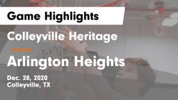 Colleyville Heritage  vs Arlington Heights  Game Highlights - Dec. 28, 2020