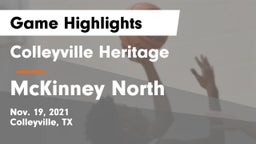 Colleyville Heritage  vs McKinney North  Game Highlights - Nov. 19, 2021
