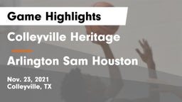Colleyville Heritage  vs Arlington Sam Houston Game Highlights - Nov. 23, 2021