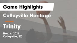 Colleyville Heritage  vs Trinity  Game Highlights - Nov. 6, 2021