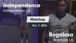 Matchup: Independence High vs. Bogalusa  2016