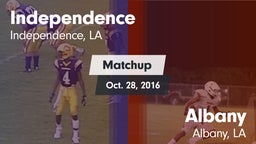 Matchup: Independence High vs. Albany  2016