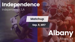 Matchup: Independence High vs. Albany  2017