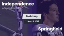 Matchup: Independence High vs. Springfield  2017