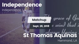 Matchup: Independence High vs. St Thomas Aquinas 2018