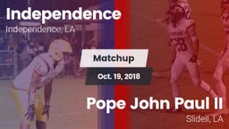 Matchup: Independence High vs. Pope John Paul II 2018