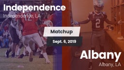 Matchup: Independence High vs. Albany  2019