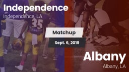 Matchup: Independence High vs. Albany  2019