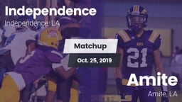 Matchup: Independence High vs. Amite  2019