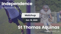 Matchup: Independence High vs. St Thomas Aquinas 2020