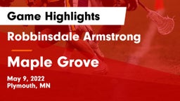 Robbinsdale Armstrong  vs Maple Grove  Game Highlights - May 9, 2022