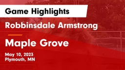Robbinsdale Armstrong  vs Maple Grove  Game Highlights - May 10, 2023