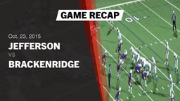 Recap: Jefferson  vs. Brackenridge  2015