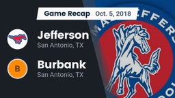 Recap: Jefferson  vs. Burbank  2018