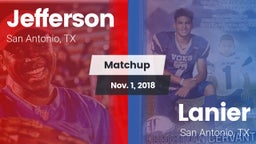 Matchup: Jefferson High vs. Lanier  2018