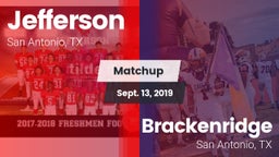 Matchup: Jefferson High vs. Brackenridge  2019