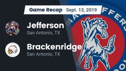 Recap: Jefferson  vs. Brackenridge  2019