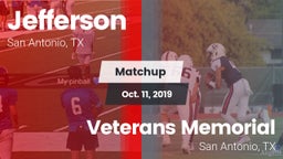 Matchup: Jefferson High vs. Veterans Memorial 2019