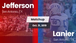 Matchup: Jefferson High vs. Lanier  2019