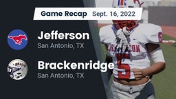 Recap: Jefferson  vs. Brackenridge  2022