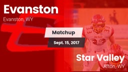 Matchup: Evanston  vs. Star Valley  2017