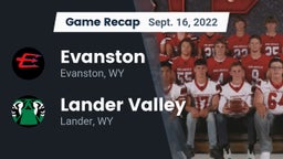 Recap: Evanston  vs. Lander Valley  2022