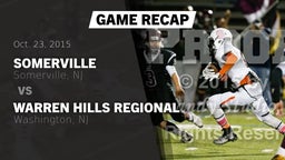 Recap: Somerville  vs. Warren Hills Regional  2015