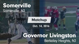 Matchup: Somerville High vs. Governor Livingston  2016