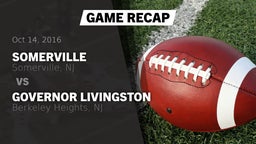 Recap: Somerville  vs. Governor Livingston  2016