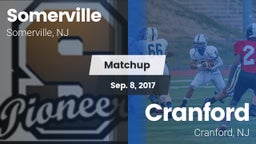Matchup: Somerville High vs. Cranford  2017