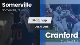 Matchup: Somerville High vs. Cranford  2018