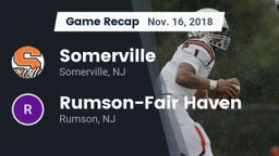 Recap: Somerville  vs. Rumson-Fair Haven  2018
