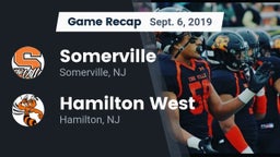 Recap: Somerville  vs. Hamilton West  2019