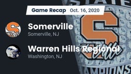 Recap: Somerville  vs. Warren Hills Regional  2020