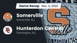 Recap: Somerville  vs. Hunterdon Central  2020