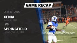 Recap: Xenia  vs. Springfield  2016