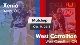 Matchup: Xenia  vs. West Carrollton  2016