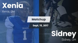 Matchup: Xenia  vs. Sidney  2017