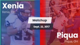 Matchup: Xenia  vs. Piqua  2017