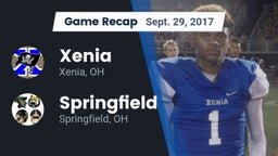 Recap: Xenia  vs. Springfield  2017