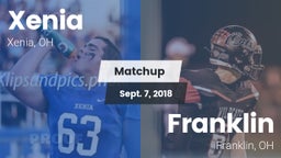 Matchup: Xenia  vs. Franklin  2018
