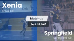 Matchup: Xenia  vs. Springfield  2018