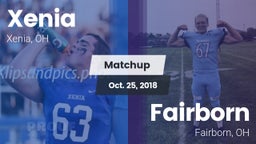 Matchup: Xenia  vs. Fairborn 2018