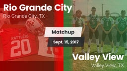 Matchup: Rio Grande City vs. Valley View  2017