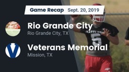 Recap: Rio Grande City  vs. Veterans Memorial  2019