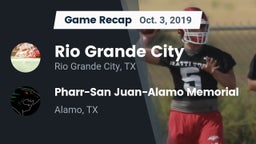 Recap: Rio Grande City  vs. Pharr-San Juan-Alamo Memorial  2019