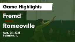Fremd  vs Romeoville  Game Highlights - Aug. 26, 2023